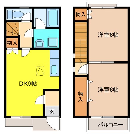 リバーサイドの物件間取画像